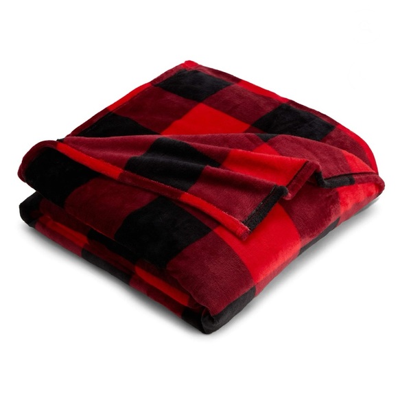 Muk Luks Luxurious and Soft Extra Large Red Family Throw Blanket,New - Picture 2 of 8
